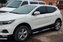 Nissan Qashqai 2014–2021 Stranske zaščitne cevi (2017-2021, 2 kos, nerjavno jeklo) fotografija 1