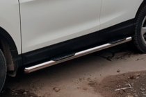 Nissan Qashqai 2014–2021 Stranske zaščitne cevi (2017-2021, 2 kos, nerjavno jeklo) fotografija 2