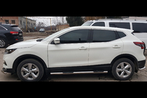 Nissan Qashqai 2014–2021 Stranske zaščitne cevi (2017-2021, 2 kos, nerjavno jeklo) fotografija 5