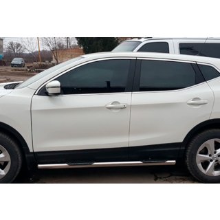 Stranske zaščitne cevi (2017-2021, 2 kos, nerjavno jeklo) Nissan Qashqai 2014–2021 fotografija 3