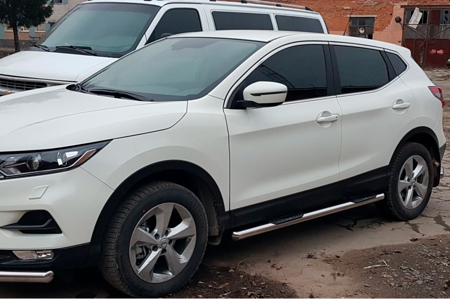 Nissan Qashqai 2014–2021 Stranske zaščitne cevi (2017-2021, 2 kos, nerjavno jeklo) Image