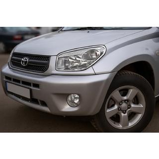 Kromirane obrobe žarometov (2 kosa, plastika) Toyota Rav 4 2001–2005 fotografija 2