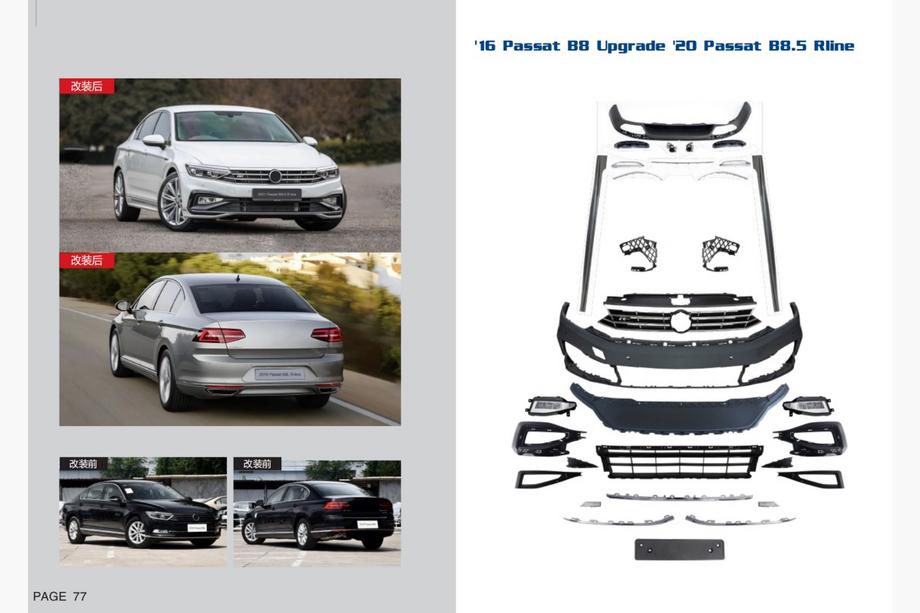 Volkswagen Passat B8 2015–2023 Facelift komplet za R-Line 2020+ Image