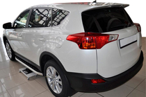 Toyota Rav 4 2013–2018 Stranske stopnice Fullmond (2 kos, aluminij) fotografija 1
