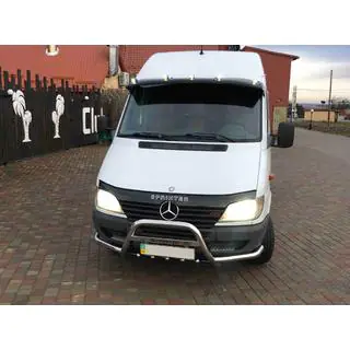 Prednji zaščitni lok Exclusive (nerjavno jeklo) Mercedes Sprinter W901/902/903/904/905 1995–2006 fotografija 4
