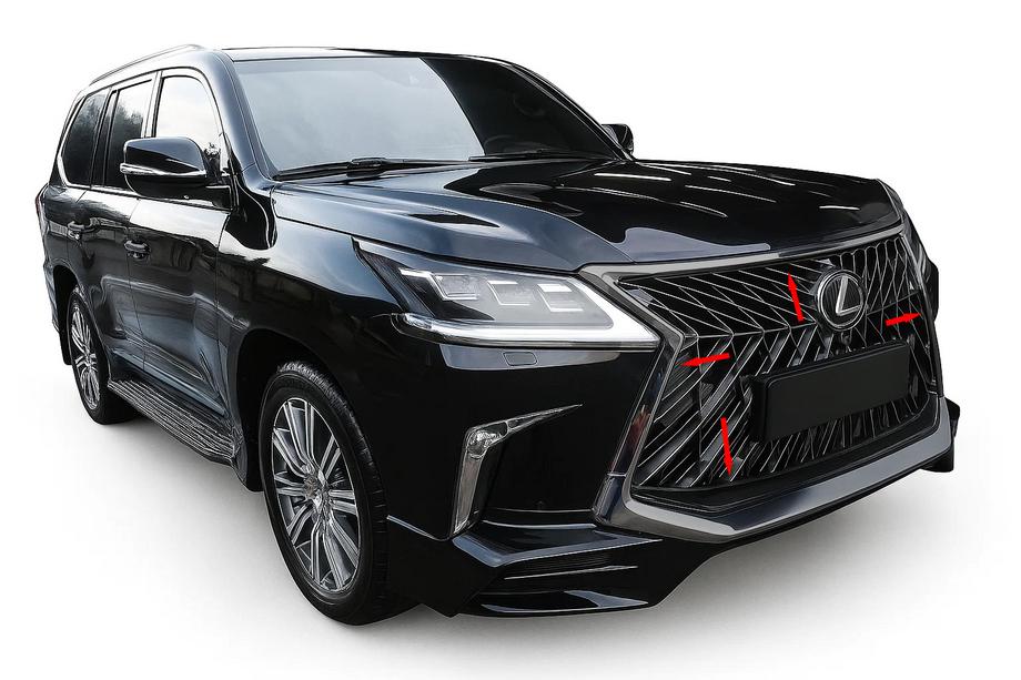 Lexus LX570/450d 2008–2022 Okvir maske BlackEdition (za TRD 2016+) Image