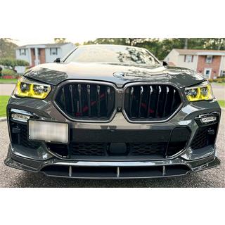 Sprednja lip spojlerja odbijača Carbon V1 (za M-Sport, 2018-2022) BMW X6 G06 2019–2027 fotografija 2