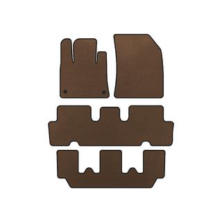 EVA preproge za kabino V1 (3 vrste, rjave) Citroen C-4 Picasso 2013–2022