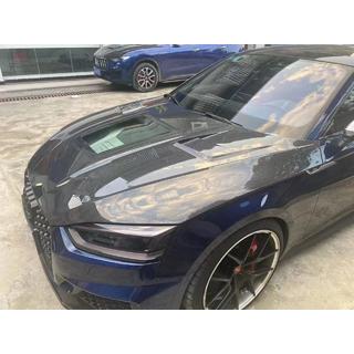 Karbonski pokrov motorja V1 (2020-2024) Audi A5 2016–2025 fotografija 1