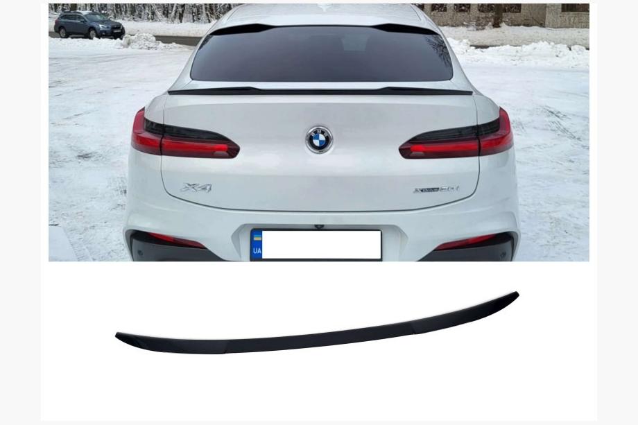 BMW X4 G02 2018– Spojler pokrova prtljažnika X4M-Style (visoki sijaj črna, ABS plastika) Image