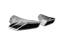 BMW serija 5 G30/G31 2017–2023 Izpušni zaključki M-Performance Silver (2 kosa) fotografija 3