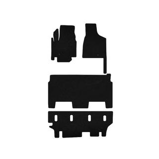 Tekstilne preproge Premium (2008-2020, 3 vrste, 8-sedežni/Oprema SXT, črne) Dodge Grand Caravan V 2008–2020 fotografija 1