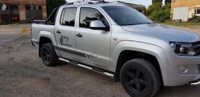 Volkswagen Amarok 2010–2022 Stranske cevi (2 kos, nerjaveče jeklo) fotografija 10