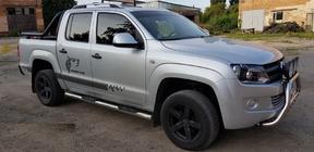 Volkswagen Amarok 2010–2022 Stranske cevi (2 kos, nerjaveče jeklo) fotografija 11