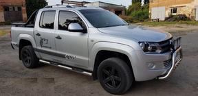 Volkswagen Amarok 2010–2022 Stranske cevi (2 kos, nerjaveče jeklo) fotografija 12