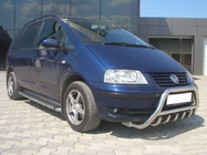 Volkswagen Sharan 1995–2010 Prednji zaščitni lok WT003 (nerjaveče jeklo) fotografija 3