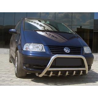Prednji zaščitni lok WT003 (nerjaveče jeklo) Volkswagen Sharan 1995–2010 fotografija 1