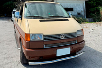 Volkswagen T4 Transporter 1990–2003 Sprednji zaščitni lok ST008 (nerjavno jeklo) 60 mm fotografija 5