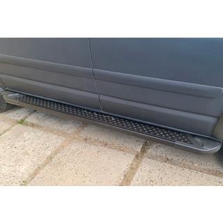 Stranske stopnice tipa X5, črne (2 kos, aluminij) fotografija 3