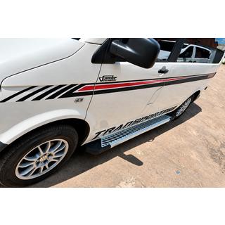 Stranske stopnice Line tip (2 kos, aluminij) Volkswagen T5 2010–2015 fotografija 1