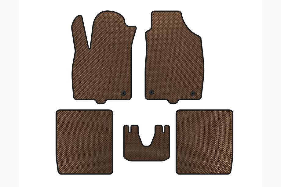 Fiat Panda 2003–2011 EVA avto preproge (rjave) Image