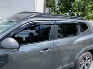 Renault Duster 2024– Vetrni deflektorji oken s kromirano letvico (4 kos, Niken) fotografija 3