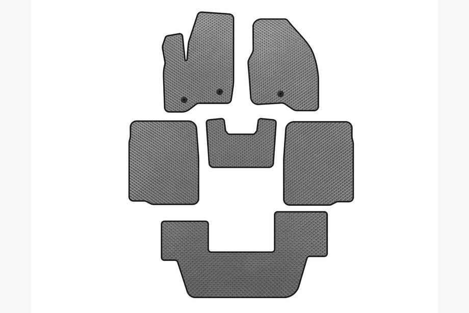 Ford Explorer 2011–2019 EVA talne preproge za notranjost (3 vrste, 2011-2015, siva) Image