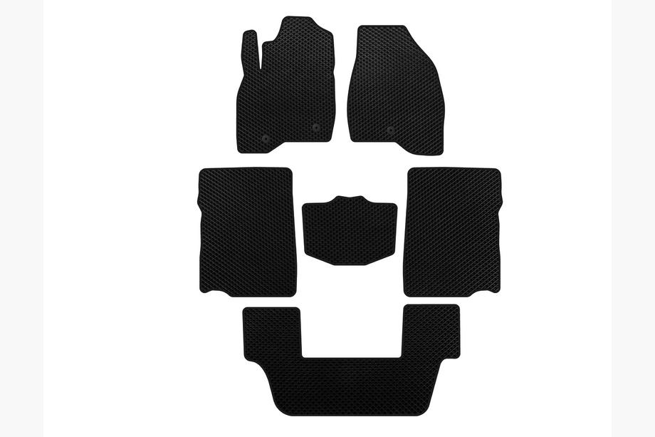 Ford Explorer 2011–2019 EVA preproge za avto (2017-2019, 3. vrsta, 7-sedežni, črne) Image
