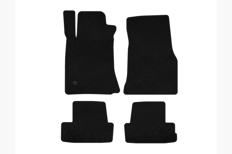 Ford Mustang 2005–2014 Tekstilni avto tepihi Premium (2005-2009, GT, Coupe, Črni) Image