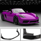 Porsche Boxster/Cayman 982 (718) 2016– Lip podaljšek za sprednji odbijač Lip V1 (2016-2019, karbon) fotografija 1