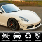Porsche Boxster/Cayman 982 (718) 2016– Lip podaljšek za sprednji odbijač Lip V1 (2016-2019, karbon) fotografija 2