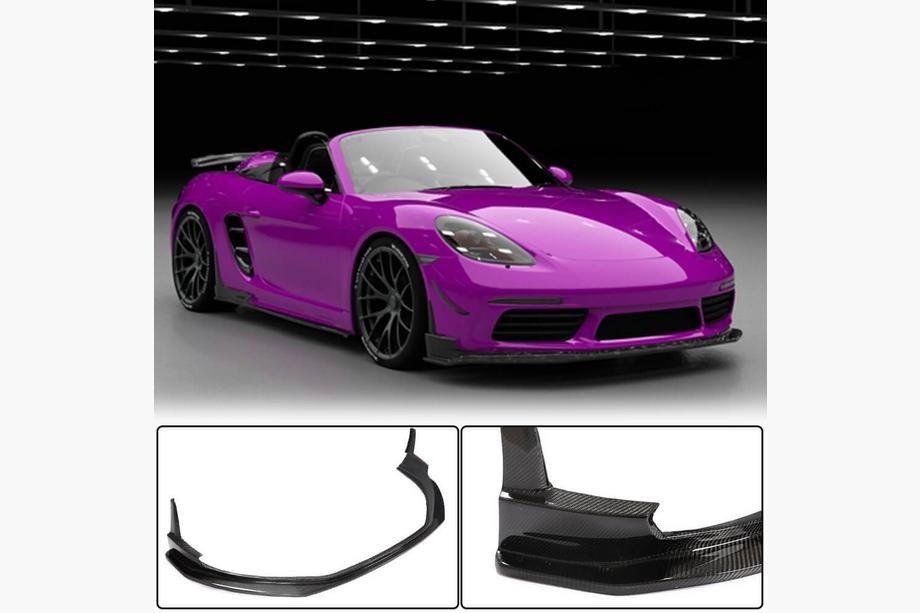 Porsche Boxster/Cayman 982 (718) 2016– Lip podaljšek za sprednji odbijač Lip V1 (2016-2019, karbon) Image