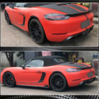 Porsche Boxster/Cayman 982 (718) 2016– Difuzor zadnjega odbijača V1 (2016-2019, karbon) fotografija 4