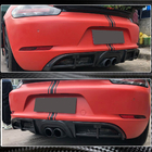 Porsche Boxster/Cayman 982 (718) 2016– Difuzor zadnjega odbijača V1 (2016-2019, karbon) fotografija 5
