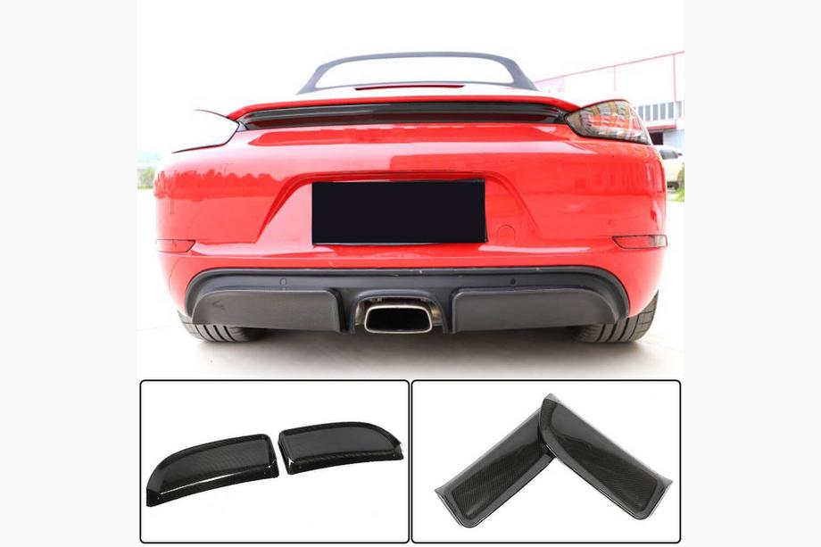 Porsche Boxster/Cayman 982 (718) 2016– Difuzor zadnjega odbijača V2 (2016-2019, karbon) Image