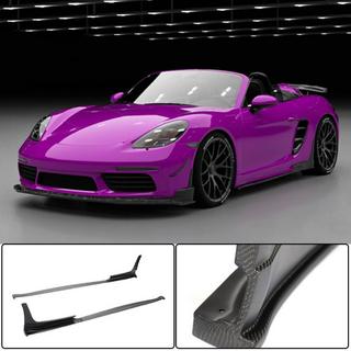 Stranski pragovi V2 (2016-2019, Carbon) Porsche Boxster/Cayman 982 (718) 2016– fotografija 1