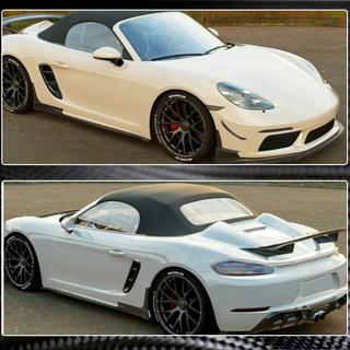 Stranski pragovi V2 (2016-2019, Carbon) Porsche Boxster/Cayman 982 (718) 2016– fotografija 3