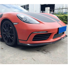 Porsche Boxster/Cayman 982 (718) 2016– Lip za sprednji odbijač Lip V2 (2016-2019, karbon) fotografija 4