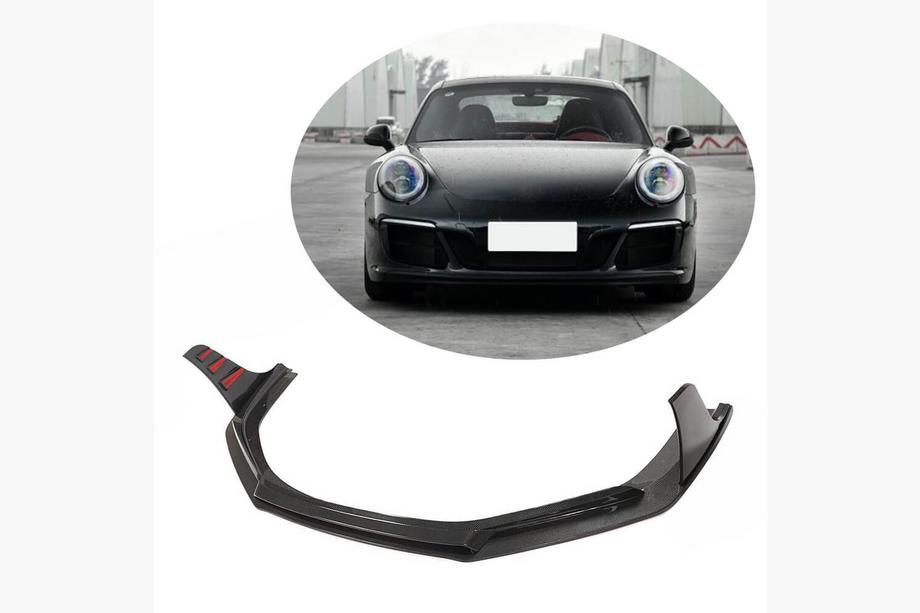Porsche 911 (991) 2011–2019 Lip dodatek za sprednji odbijač (za Carrera 4 GTS 2017-2018, karbon) Fotografija 1