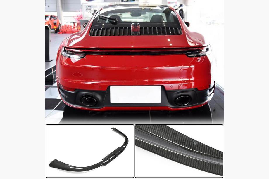 Porsche 911 (992) 2018– Difuzor zadnjega odbijača (za Carrera/Targa, karbon) Image