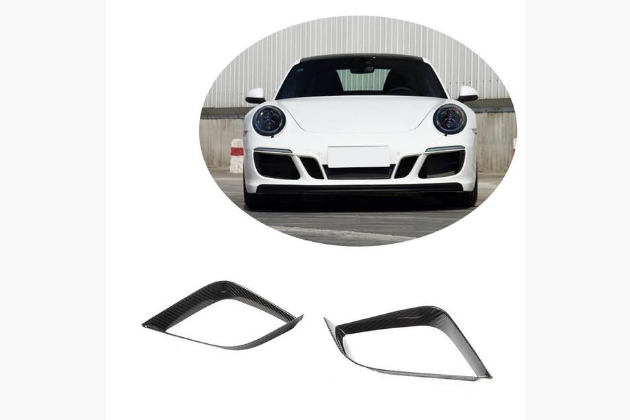 Porsche 911 (991) 2011–2019 Karbonski dodatki za sprednji odbijač (za Carrera 4 GTS 2017-2018, karbon) Image