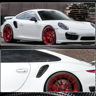 Karbon prevleke zadnjih blatnikov (za Turbo S 2014-2016) Porsche 911 (991) 2011–2019 fotografija 4