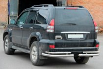 Toyota Land Cruiser Prado 120 2002–2009 Zadnji dvojni vogalni loki AK003-1 (2 kos, nerjaveče) fotografija 1