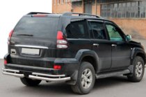 Toyota Land Cruiser Prado 120 2002–2009 Zadnji dvojni vogalni loki AK003-1 (2 kos, nerjaveče) fotografija 3