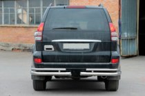 Toyota Land Cruiser Prado 120 2002–2009 Zadnji dvojni vogalni loki AK003-1 (2 kos, nerjaveče) fotografija 2