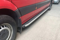 Mercedes Sprinter W906 2006–2018 Stranski pragovi Fullmond (2 kosa, aluminij) fotografija 1