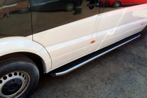 Mercedes Sprinter W906 2006–2018 Stranski pragovi Fullmond (2 kosa, aluminij) fotografija 4