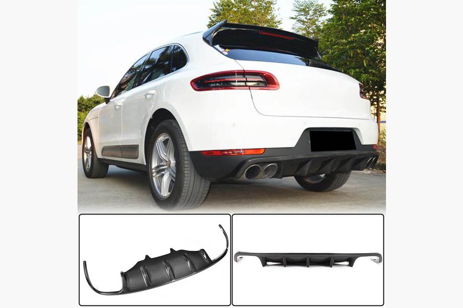 Porsche Macan 2014–2024 Difuzor zadnjega odbijača V1 (2014-2021, Karbon) Image