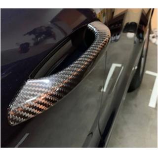 Pokrovi vratnih kljuk (2018-2021, karbon) Porsche Macan 2014–2024 fotografija 2