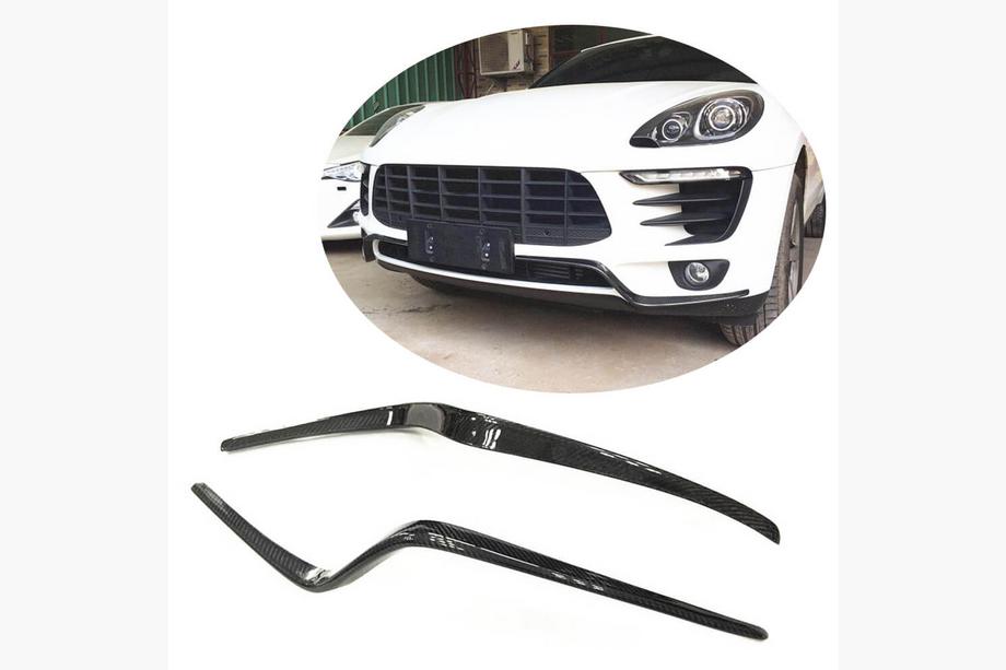 Porsche Macan 2014–2024 Karbonasti nastavki sprednjega odbijača Flap (2014-2018, karbon) Image